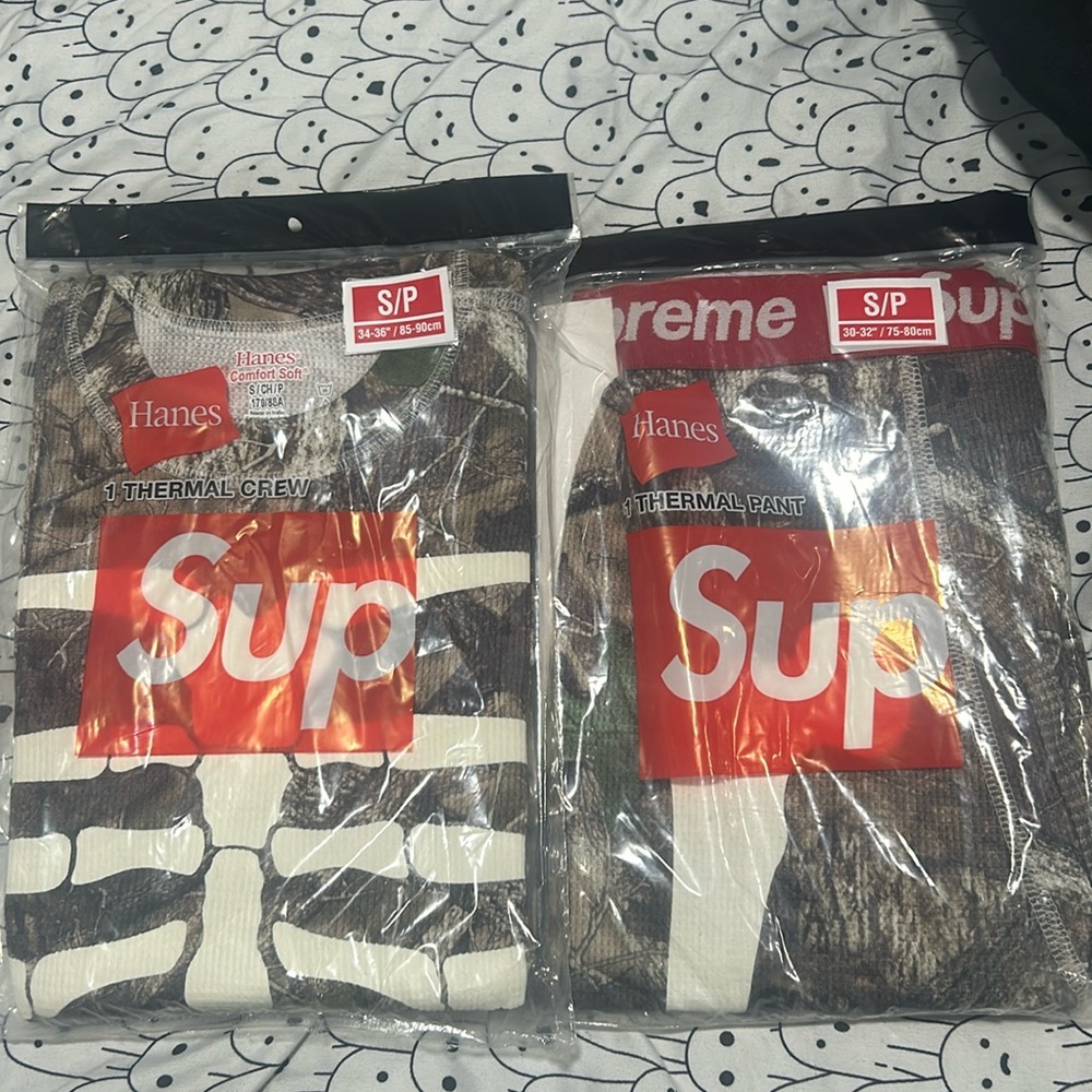 Supreme Real Tree thermal size small brand new set